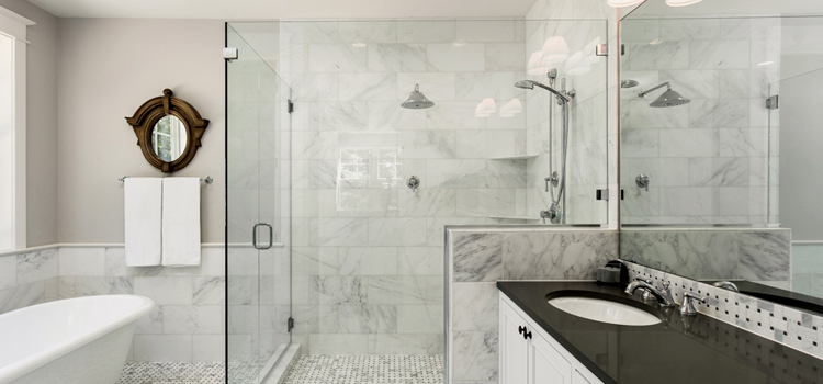 bathroom shower door installation in View Park-Windsor Hills